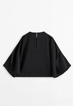 Massimo Dutti Studio With Opening At The Sleeve - Blouse - Black 17 Massimo Dutti Studio With Opening At The Sleeve - Blouse - Black -Massimo Dutti Shop 63a97128ba92465faab1f6db51484b10