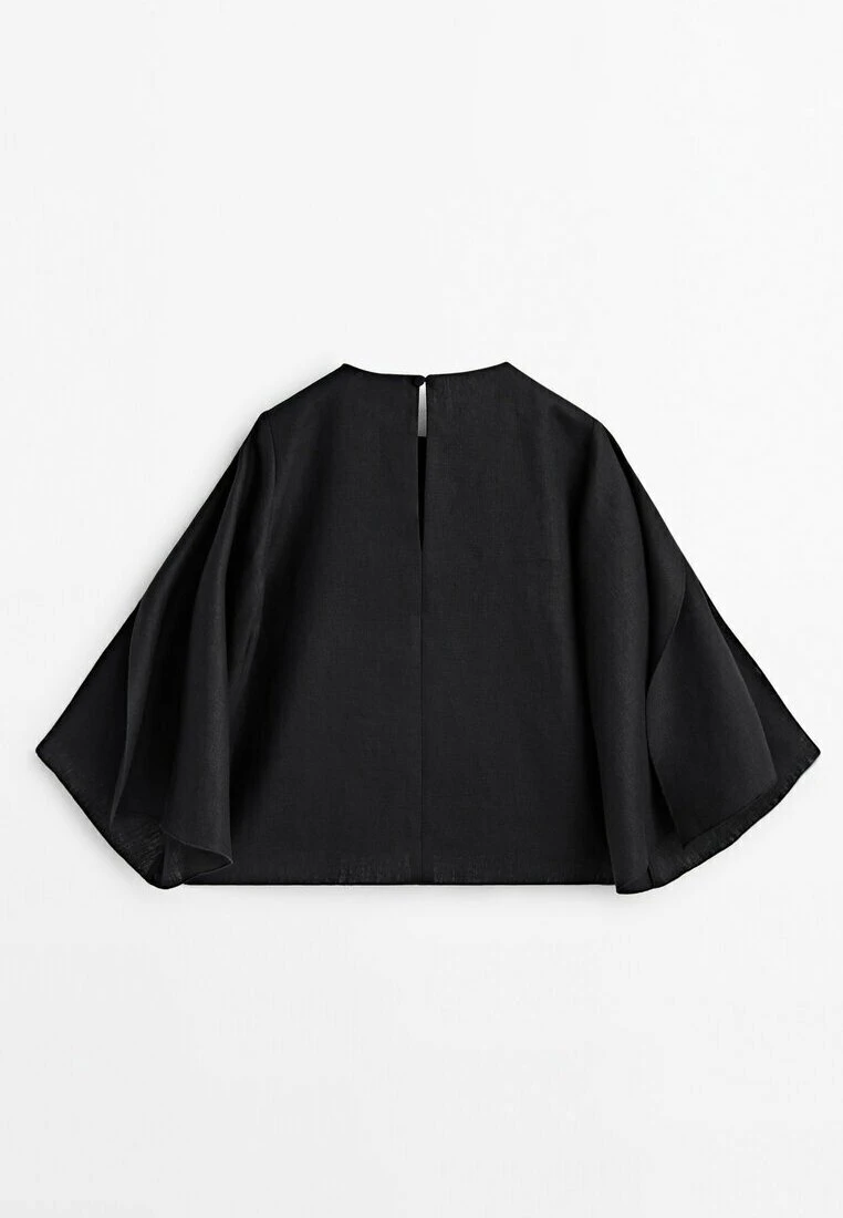 Massimo Dutti Studio With Opening At The Sleeve - Blouse - Black 8 Massimo Dutti Studio With Opening At The Sleeve - Blouse - Black - Image 6