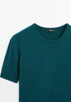 Massimo Dutti CREW NECK WITH SHORT SLEEVES - Basic T-shirt - Dark Blue -Massimo Dutti Shop 64056ac2f8d242cfaf3c1bd86314980b