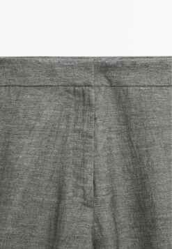 Massimo Dutti SAROUEL WITH BUTTON DETAILS - Trousers - Grey -Massimo Dutti Shop 6410196608a34824a4bae3ac66c2a6c9