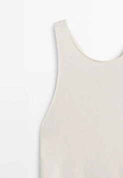 Massimo Dutti With Ring Detail At The Back - Day Dress - Beige -Massimo Dutti Shop 641c4da700614449b205a8eddfe430e1