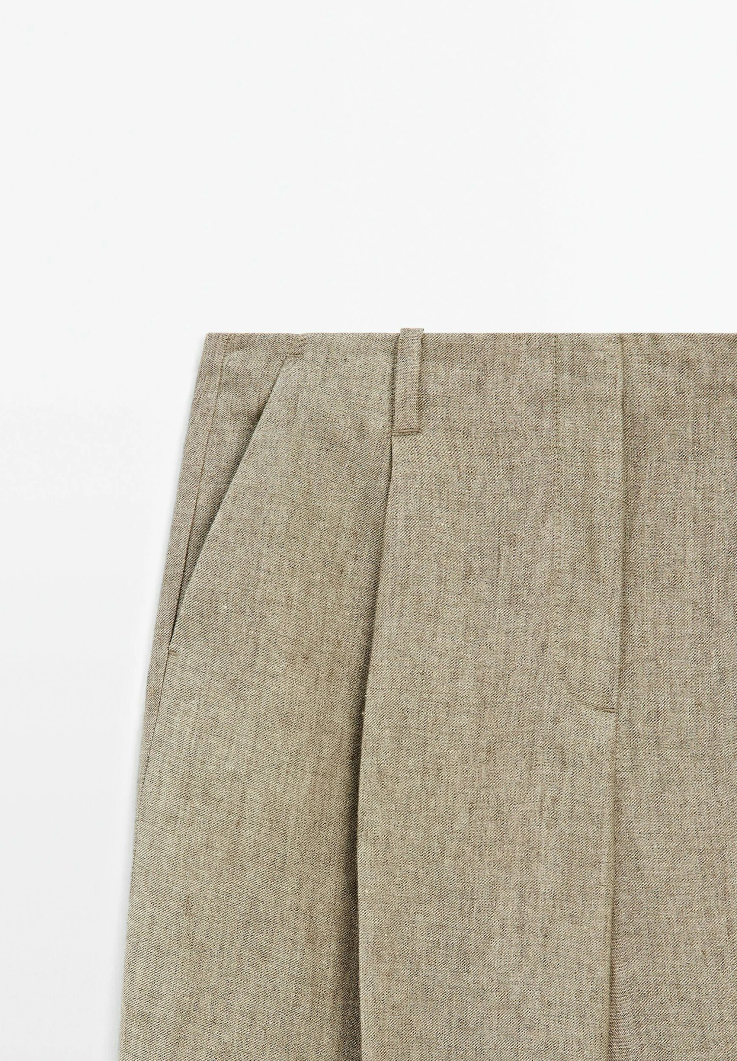 Massimo Dutti DART - Trousers - Beige 9 Massimo Dutti DART - Trousers - Beige - Image 7