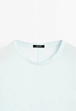 Massimo Dutti BOXY FIT SHORT SLEEVE - Basic T-shirt - Light Blue 19 Massimo Dutti BOXY FIT SHORT SLEEVE - Basic T-shirt - Light Blue -Massimo Dutti Shop 6468836d51b54ae0812d11fb5d0a9132