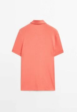 Massimo Dutti Polo Shirt - Coral 17 Massimo Dutti Polo Shirt - Coral -Massimo Dutti Shop 64a164eb71044c0bb4a529d3209dab3b