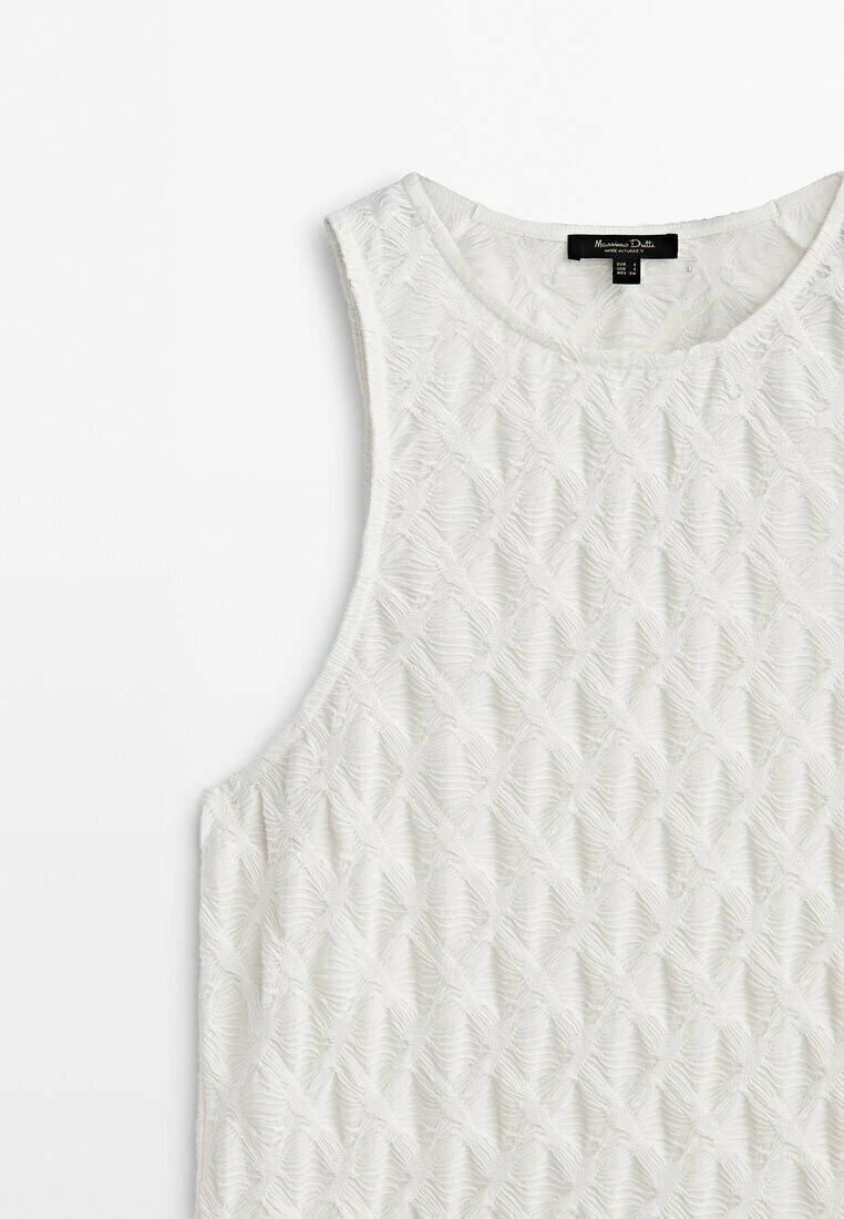 Massimo Dutti Sleeveless Textured - Top 6 Massimo Dutti Sleeveless Textured - Top - Image 4