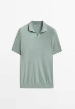 Massimo Dutti Polo Shirt - Evergreen -Massimo Dutti Shop 64c0a3697ea94a468ea3208578e8b810