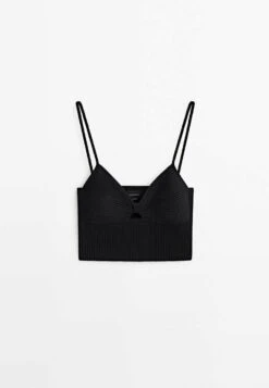 Massimo Dutti Studio - Cut-Out Crop - Top - Black 23 Massimo Dutti Studio - Cut-Out Crop - Top - Black -Massimo Dutti Shop 6512591e7c7c43b08a264dbb4b558aaf