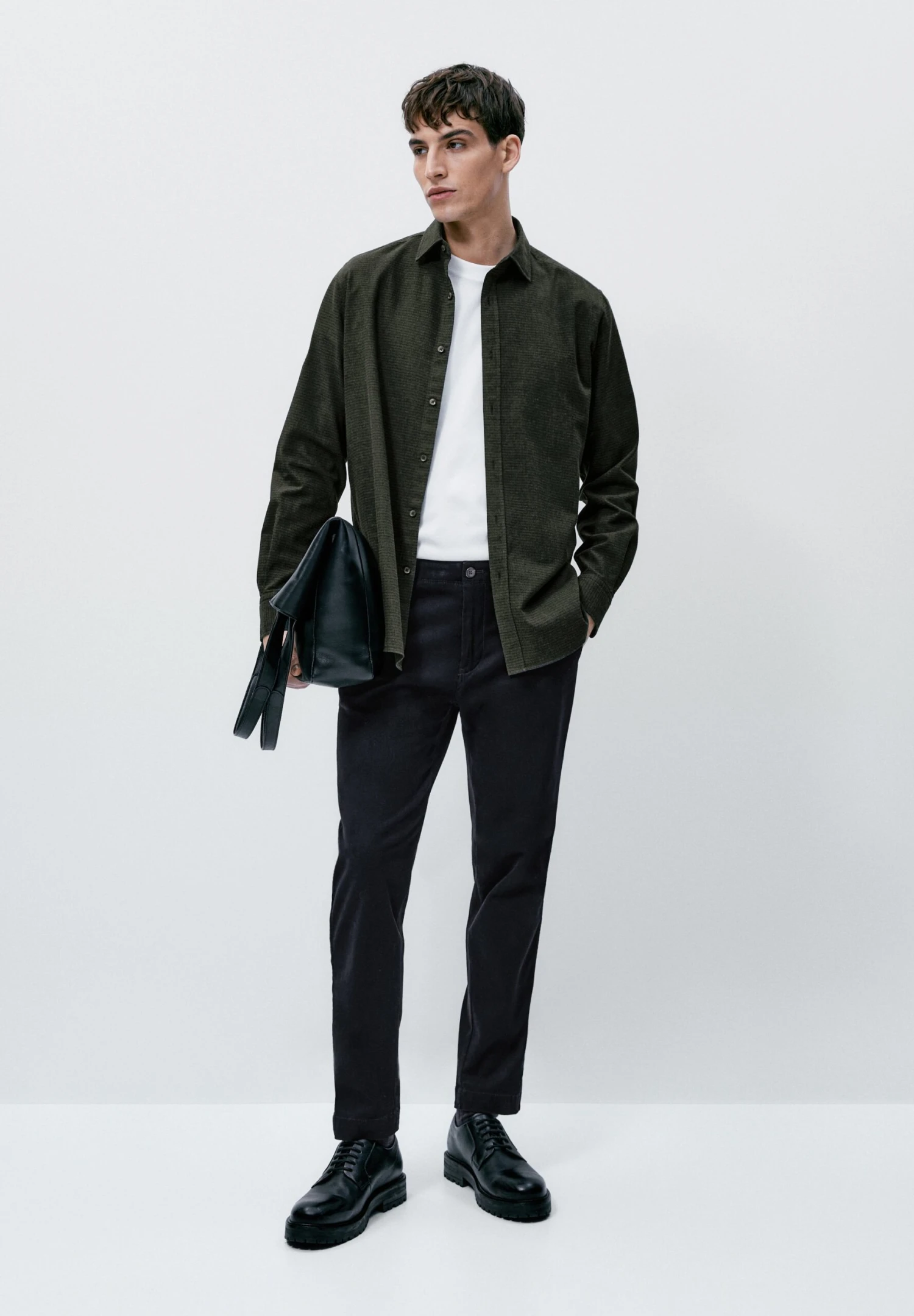 Massimo Dutti Regular Fit Check - Shirt - Dark Green 4 Massimo Dutti Regular Fit Check - Shirt - Dark Green - Image 2