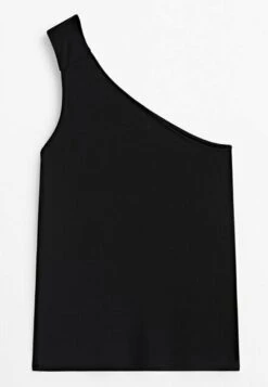 Massimo Dutti AsymmetricWith Piece Detail- Top - Black 11 Massimo Dutti AsymmetricWith Piece Detail- Top - Black -Massimo Dutti Shop 6596d3fe094a468bac59406ef813a453