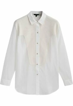 Massimo Dutti With Chest Detailing - Button-Down Blouse - White 16 Massimo Dutti With Chest Detailing - Button-Down Blouse - White -Massimo Dutti Shop 659a4ec4ea96429ca43a9f9c88d87283