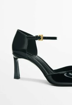 Massimo Dutti Patent- Classic Heels - Black -Massimo Dutti Shop 6659cea2124447829dfac67ce0e53572