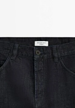 Massimo Dutti Studio - Straight-Fit Selvedge - Straight Leg Jeans - Blue -Massimo Dutti Shop 6671efeebb70456ead825948f722db74