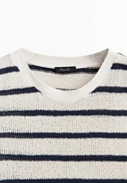 Massimo Dutti Textured Striped Crop - Top - Beige -Massimo Dutti Shop 669c938b5dd5418eb6f60953cfed5c63