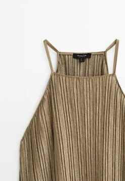 Massimo Dutti Pleated Strappy- Top - Brown 17 Massimo Dutti Pleated Strappy- Top - Brown -Massimo Dutti Shop 66b519b5871841e6bde787becb10742d