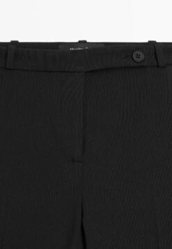 Massimo Dutti DARTED WITH ELASTICATED HEMS - Trousers - Black -Massimo Dutti Shop 66bc72f541e84eab8eb082d11447d9f4
