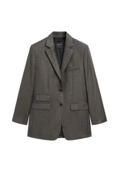 Massimo Dutti BUTTONED LAPEL COLLAR - Blazer - Brown -Massimo Dutti Shop 67b5a7f7d4c64bf8aa94c7b1c458973c