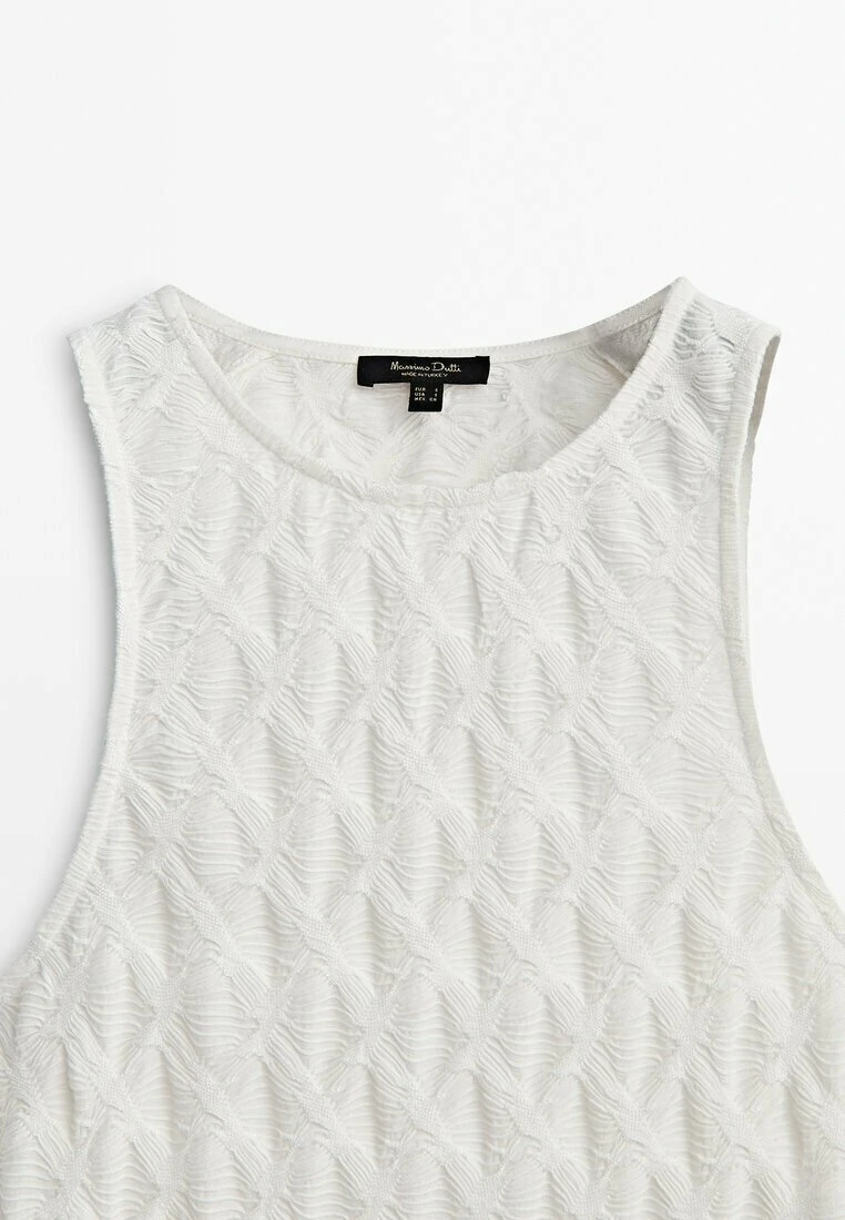 Massimo Dutti Sleeveless Textured - Top 5 Massimo Dutti Sleeveless Textured - Top - Image 3