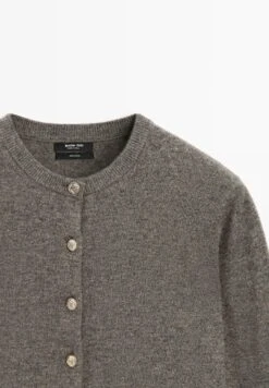 Massimo Dutti Cardigan - Mottled Brown -Massimo Dutti Shop 680dc230c1df40a1a2cfc075e84ff476