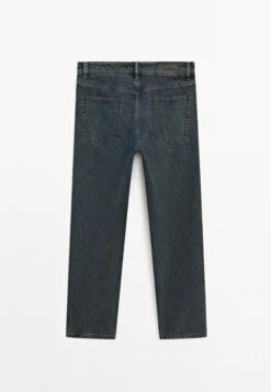 Massimo Dutti WIDE-LEG - Straight Leg Jeans - Dark Blue -Massimo Dutti Shop 6813c5f8a6f94c4ca9b6cbd99b355c90