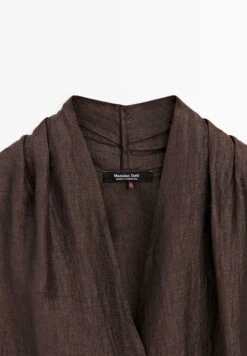 Massimo Dutti HALTER TOP - Top - Brown -Massimo Dutti Shop 6821c0413dd64efbbaf9920db007e950