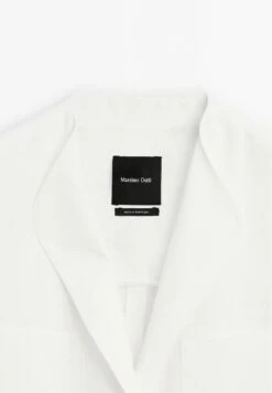 Massimo Dutti BUTTONED LAPEL COLLAR - Blazer - WHITE 19 Massimo Dutti BUTTONED LAPEL COLLAR - Blazer - WHITE -Massimo Dutti Shop 68237b7a9fb74221b7e49dcc52c965b7