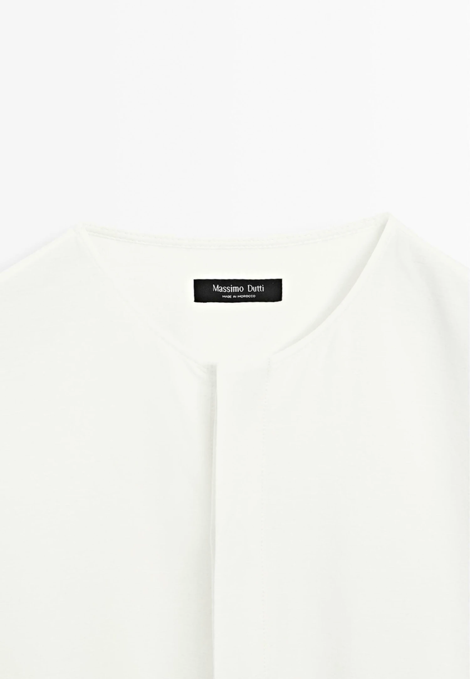 Massimo Dutti CONTRAST BUTTONS WITH BELT - Shirt Dress - WHITE 13 Massimo Dutti CONTRAST BUTTONS WITH BELT - Shirt Dress - WHITE - Image 11