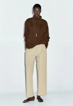 Massimo Dutti TURTLENECK - Jumper - Dark Brown -Massimo Dutti Shop 684c1f9ce4044abd8be6983463510fe1