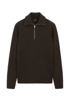 Massimo Dutti MOCK NECK SWEATER - Jumper - Bordeaux -Massimo Dutti Shop 6850db86115142ea81a787618f214240