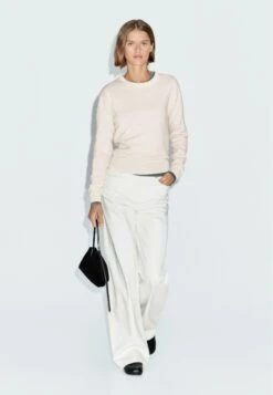 Massimo Dutti CREW NECK SWEATER - Jumper - Beige -Massimo Dutti Shop 685afbe350ad4404aa7c019f2dd00777