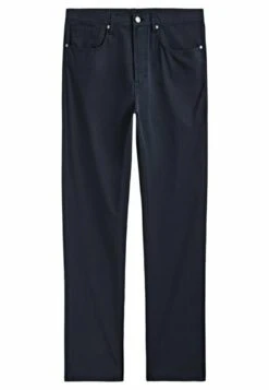 Massimo Dutti Poplin- Straight Leg Jeans - Blue -Massimo Dutti Shop 686a4fd3d2fd455d8fb98a410dbe65b9