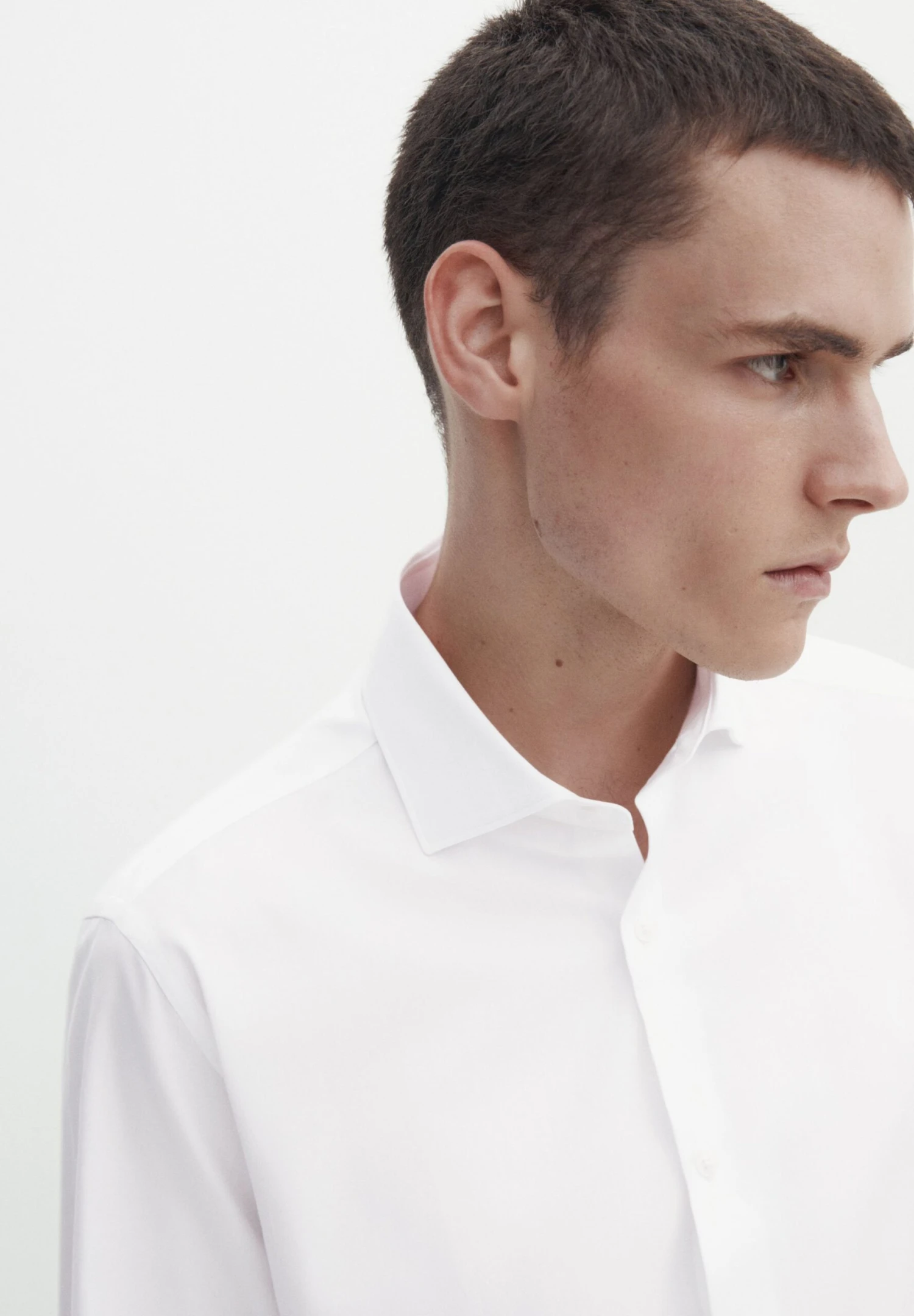 Massimo Dutti With Double Cuffs- Formal Shirt - White 6 Massimo Dutti With Double Cuffs- Formal Shirt - White - Image 4