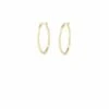 Massimo Dutti Coarse-Textured Hoop - Earrings - Gold Coloured -Massimo Dutti Shop 68a8237dc8ae4eb1b16e2d8683479934