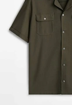 Massimo Dutti Micro- Short Sleeve With Pockets- Shirt - Khaki 13 Massimo Dutti Micro- Short Sleeve With Pockets- Shirt - Khaki -Massimo Dutti Shop 68b6b69b06ca4959a7429d775416a2f6