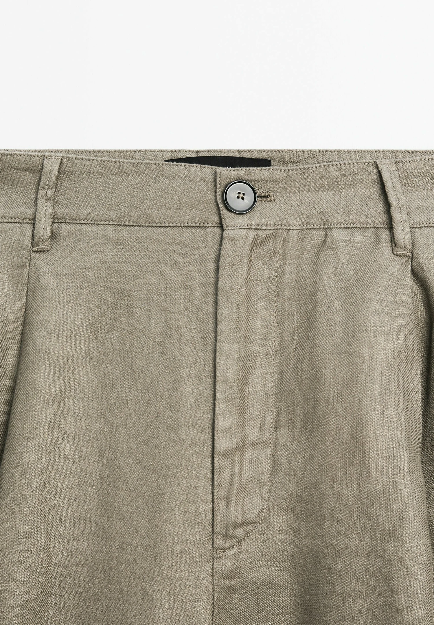 Massimo Dutti WIDE-LEG MID-RISE - Trousers - GREY 10 Massimo Dutti WIDE-LEG MID-RISE - Trousers - GREY - Image 8