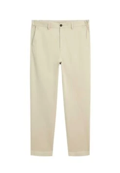Massimo Dutti SLIM FIT WITH ELASTIC SIDE DETAIL - Trousers - Beige -Massimo Dutti Shop 68dc6a845c5a41daa3e44cb40a1d28e4