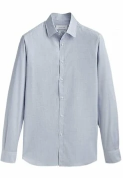 Massimo Dutti Regular Fit Check Texture- Formal Shirt - Light Blue -Massimo Dutti Shop 68ebe00e61f44273b68025216687476f