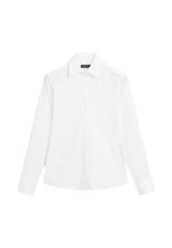 Massimo Dutti STRETCH FITTED LONG SLEEVE - Button-down Blouse - White -Massimo Dutti Shop 690924e0e72340c6ad2988f4c817b39f