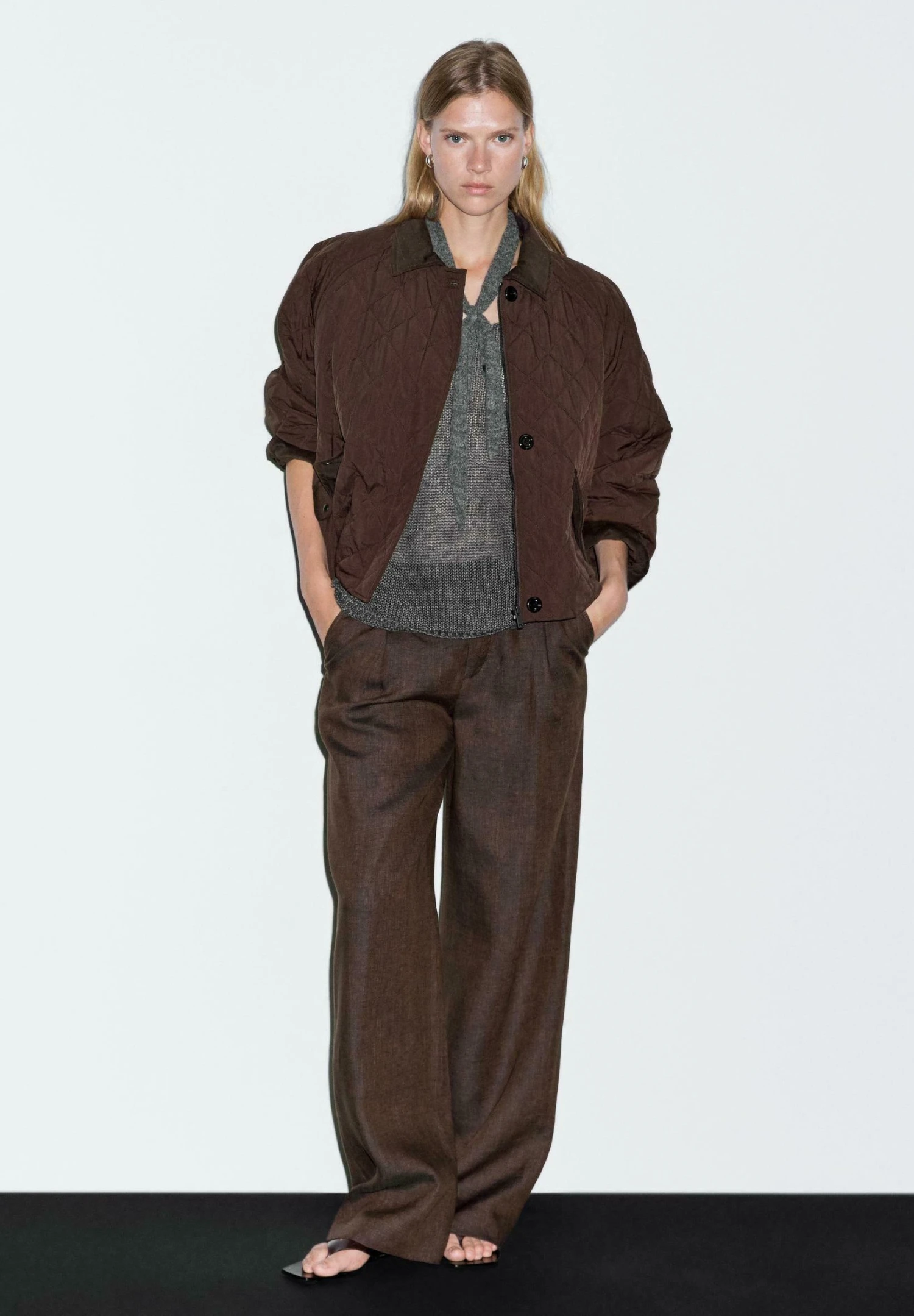 Massimo Dutti SHORT LIGHTWEIGHT WITH CORDUROY DETAIL - Light Jacket - Bordeaux 5 Massimo Dutti SHORT LIGHTWEIGHT WITH CORDUROY DETAIL - Light Jacket - Bordeaux - Image 3