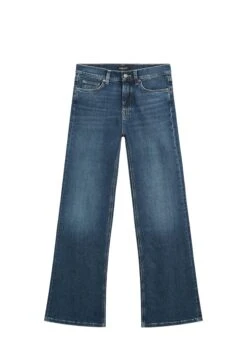 Massimo Dutti HIGH WAIST - Flared Jeans - Blue Denim -Massimo Dutti Shop 69777208536941c7a736e64695042408