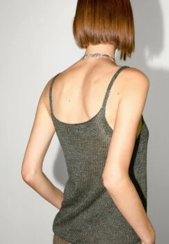 Massimo Dutti FADED STRAPPY - Top - Mottled Green -Massimo Dutti Shop 69aadbdde0a14d7ab0c3ee478f82a299