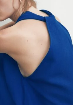 Massimo Dutti Midi With Criss-Cross Detail At The Back - Day Dress - Blue/Black Denim -Massimo Dutti Shop 69b5876e21384b1b84189913eca99782