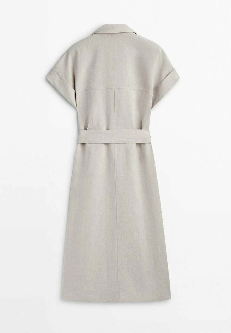 Massimo Dutti Trench Coat With Belt - Shirt Dress 9 Massimo Dutti Trench Coat With Belt - Shirt Dress - Image 7