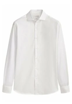 Massimo Dutti Regular Fit With Double Cuffs - Formal Shirt - White -Massimo Dutti Shop 69dd4f8889184f3d9da4b8831dc178cd