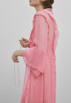 Massimo Dutti Studio Long Airy With Ruffles - Maxi Dress -Massimo Dutti Shop 69f12800db814ee29e3b60ca7a276a79