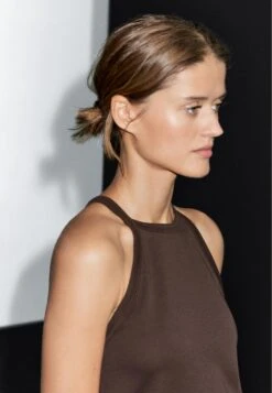 Massimo Dutti HALTER NECK - Top - Dark Brown -Massimo Dutti Shop 69f5ba9f82b04225a540089a45049a91