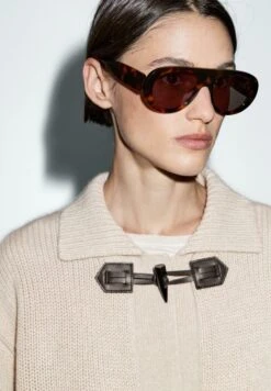 Massimo Dutti HORN BUTTONS - Cardigan - Light Brown -Massimo Dutti Shop 6a25ba15e80d40249f137042486bd22d