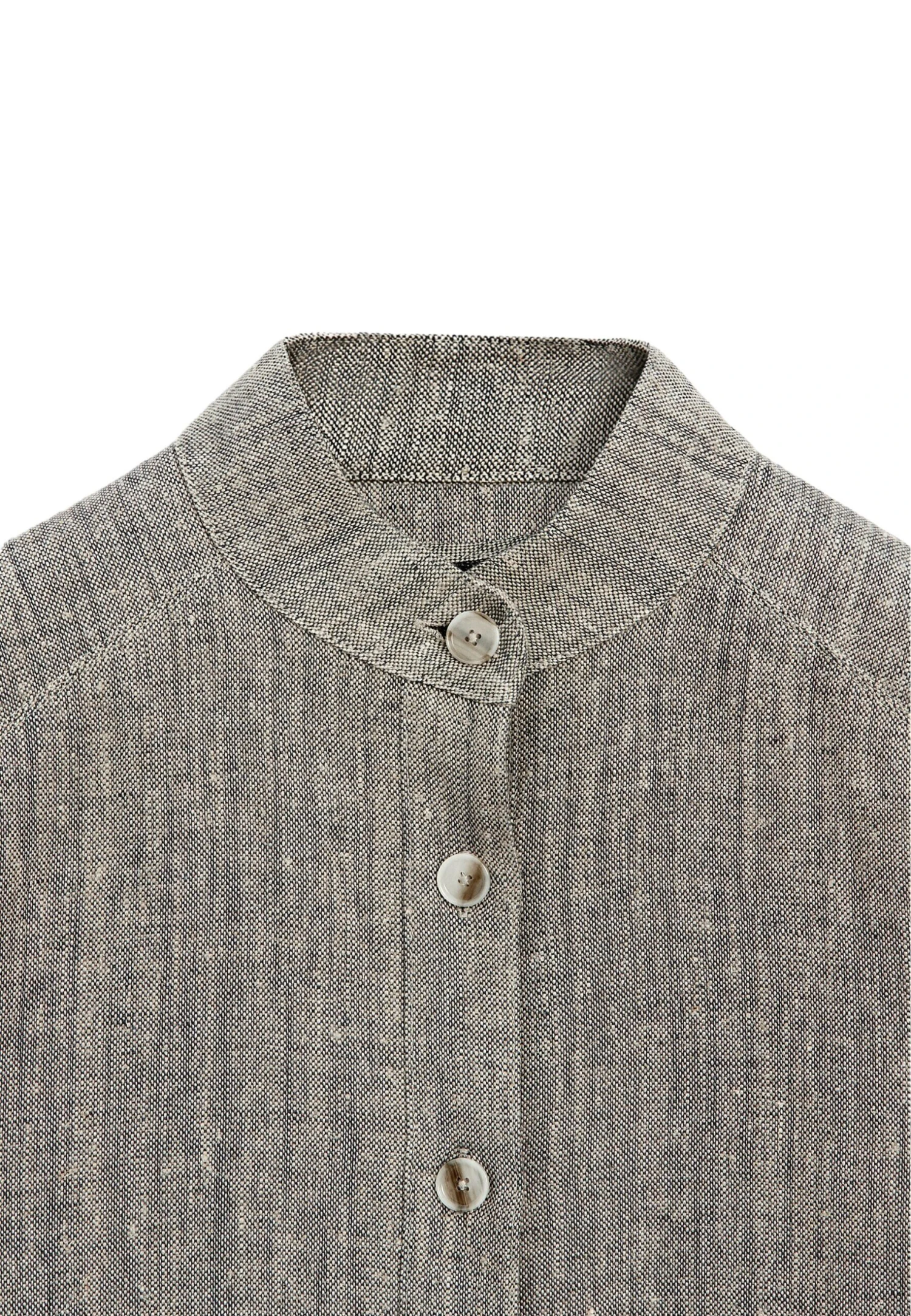 Massimo Dutti SHORT WITH STAND COLLAR - Light Jacket - Grey 12 Massimo Dutti SHORT WITH STAND COLLAR - Light Jacket - Grey - Image 10