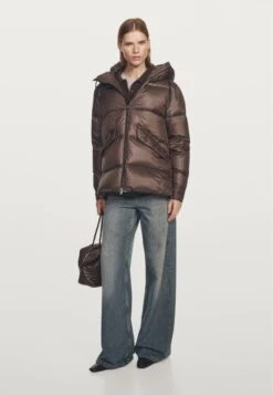 Massimo Dutti WATER-REPELLENT PUFFER - Down Jacket - Brown -Massimo Dutti Shop 6a45380ef3204fda9f8504c1bafc1ef7