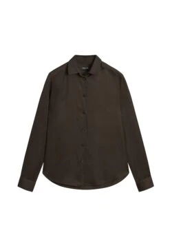 Massimo Dutti FLOWING SATIN LONG SLEEVE - Button-down Blouse - Brown 32 Massimo Dutti FLOWING SATIN LONG SLEEVE - Button-down Blouse - Brown -Massimo Dutti Shop 6a884d2decb349f688bd9b06879e804e 3