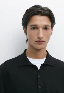 Massimo Dutti LONG SLEEVE POLO COLLAR - Jumper - Black 15 Massimo Dutti LONG SLEEVE POLO COLLAR - Jumper - Black -Massimo Dutti Shop 6a91a2d27377427fb54f36a1c37ee349